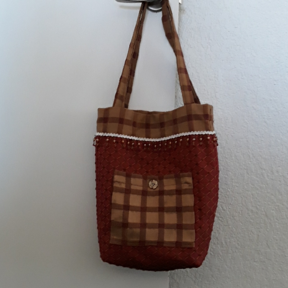 Handmade Beaded Tote